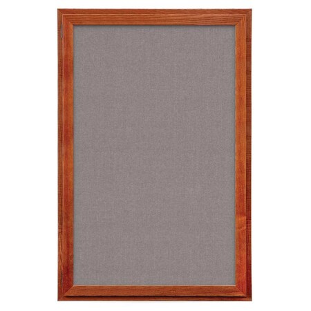 United Visual Products Indoor Enclosed Combo Board, 72"x36", Satin Frame/Black Porc & Burgundy UVCB7236-BLKPORC-DBURGU